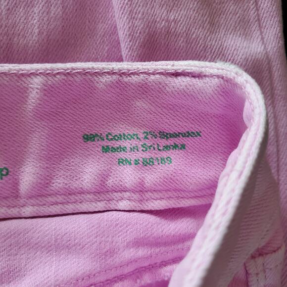 Lilly Pulitzer Pink Worth Skinny Mini Zip Jeans 2 - Picture 7 of 10